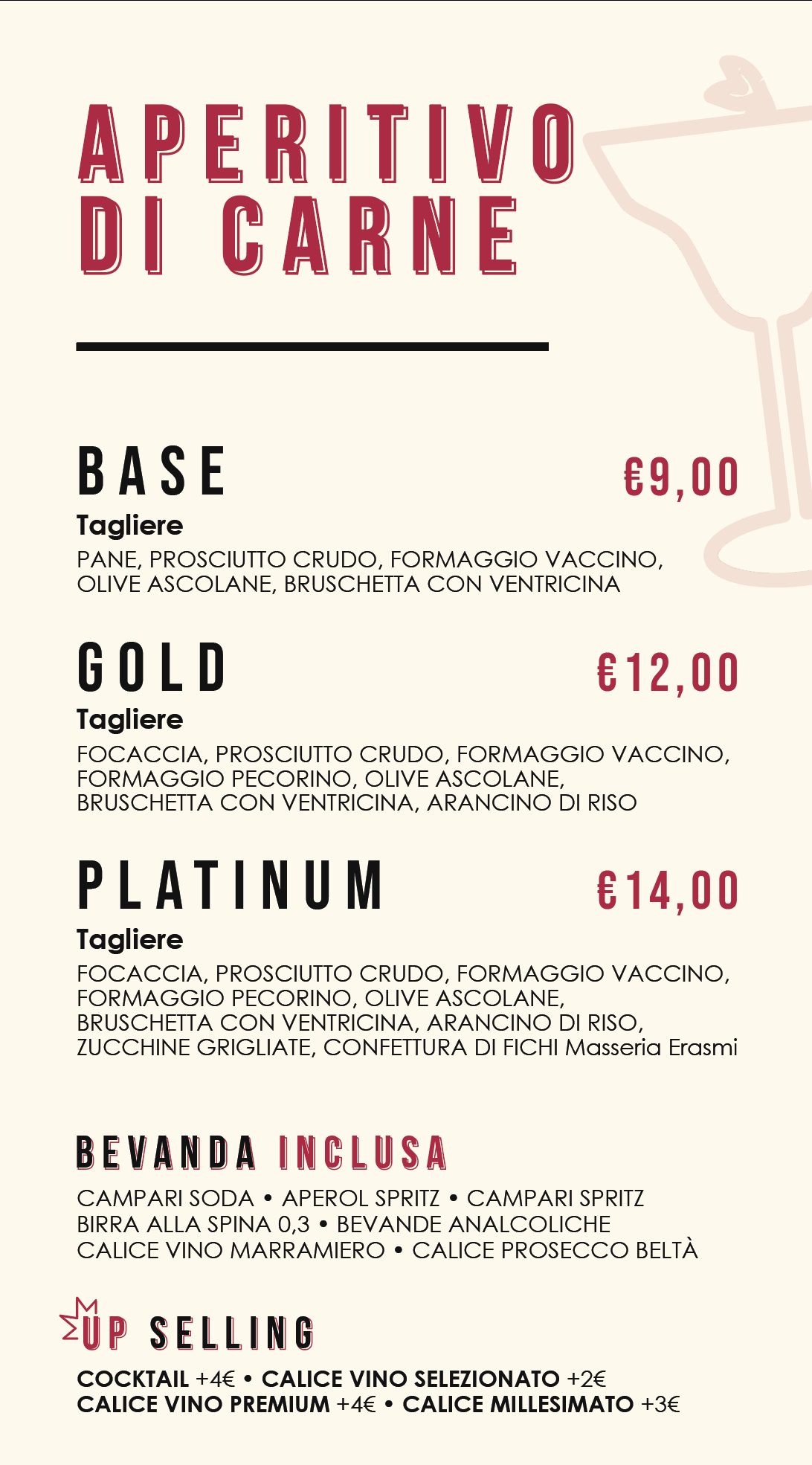 Menu Aperitivo, pagina 1